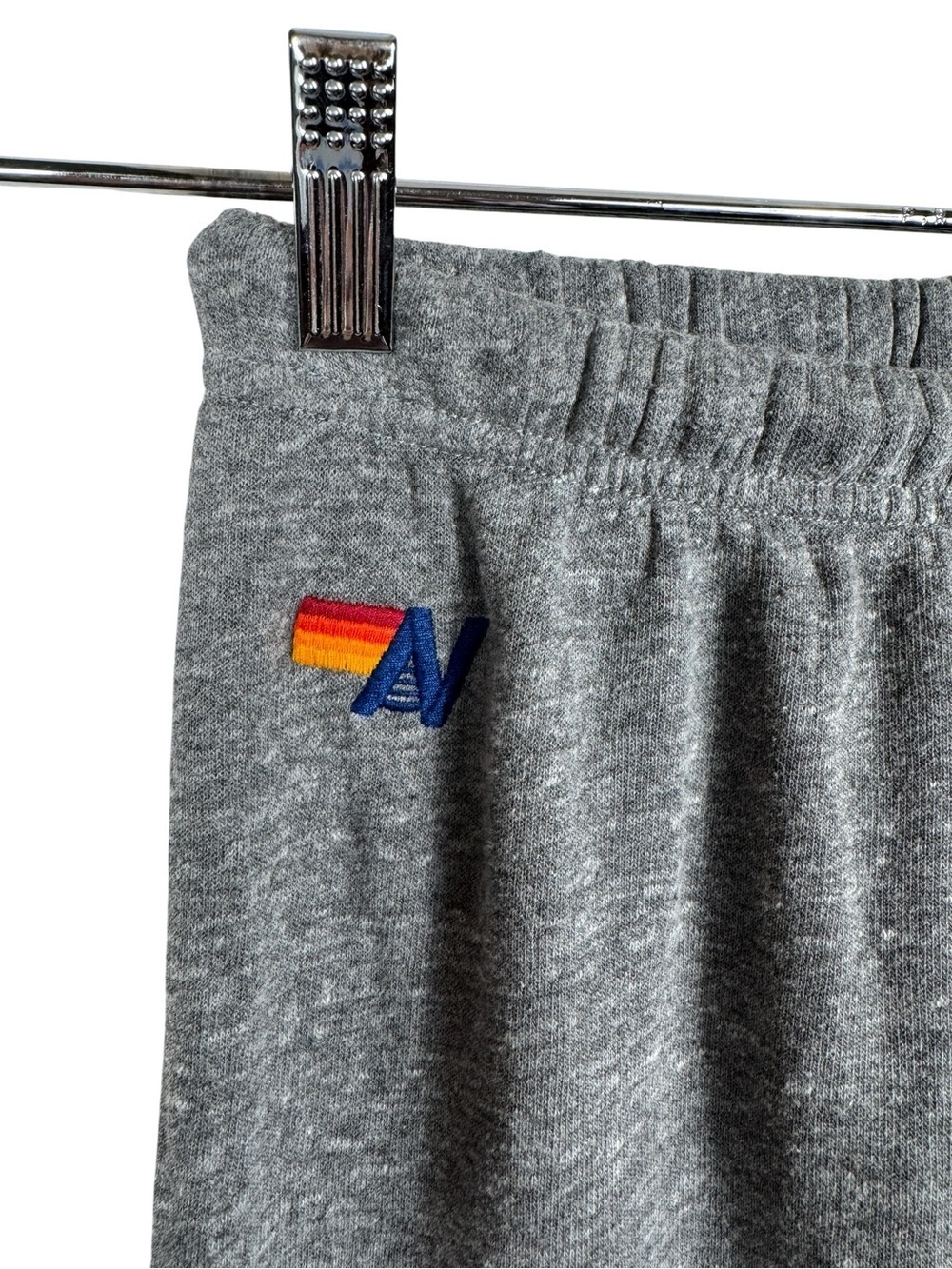Aviator Nation 5 Stripe Sweatpants in Heather Grey, Size S - Picture 7 of 13